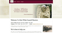 Desktop Screenshot of johnwhitefunerals.co.uk